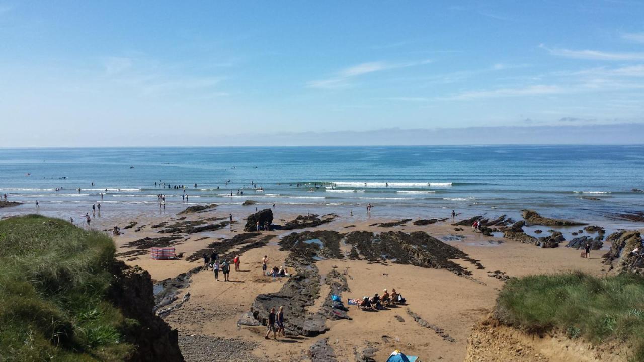 Stones Throw Studio Apartment Bude Cornwall Exterior foto